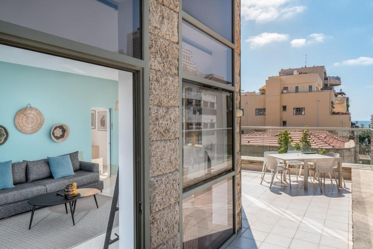 Superbe Apt Avec Terrasse Tres Proche De La Mer ! Tel Awiw Zewnętrze zdjęcie