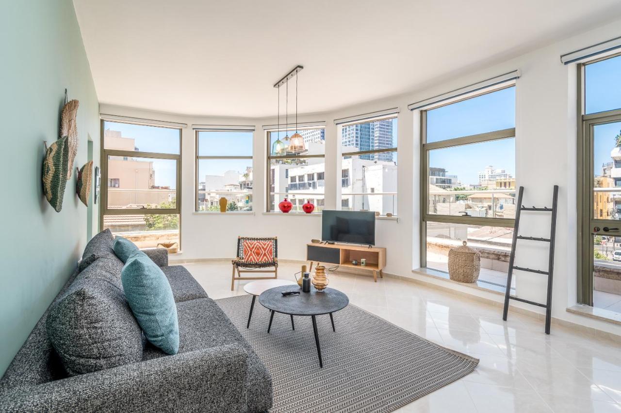 Superbe Apt Avec Terrasse Tres Proche De La Mer ! Tel Awiw Zewnętrze zdjęcie
